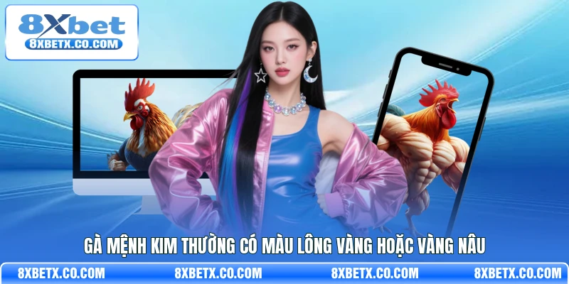 Gà mệnh Kim thường có màu lông vàng hoặc vàng nâu