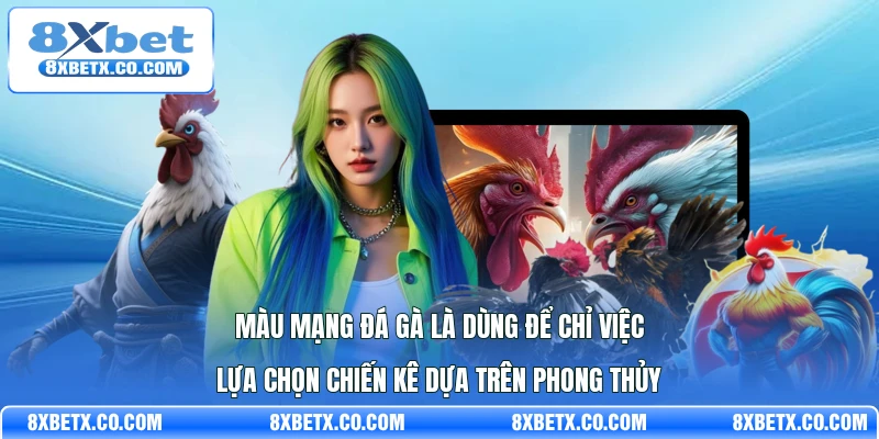 Màu mạng đá gà là dùng để chỉ việc lựa chọn chiến kê dựa trên phong thủy