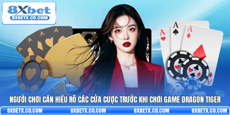 Người chơi cần hiểu rõ các cửa cược trước khi chơi game Dragon Tiger